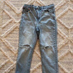 Madewell The High Rise Slim Boyfriend Crop size 27